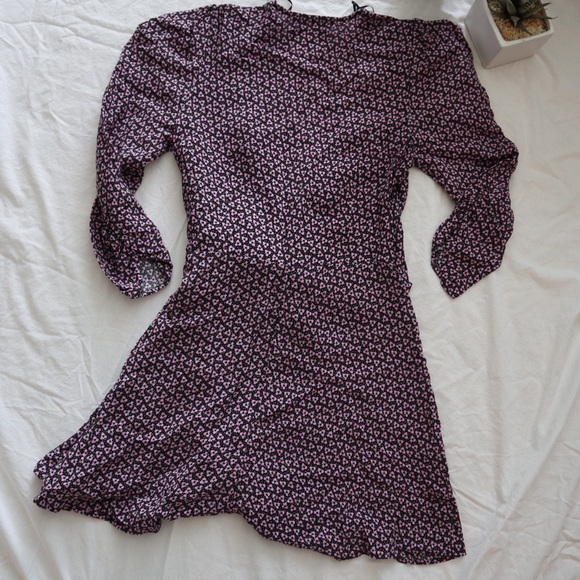 ZARA Printed Purple Jumpsuit - Picture 3 of 8